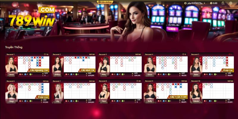 Live casino 789 WIN mang đến trò chơi cá cược đẳng cấp