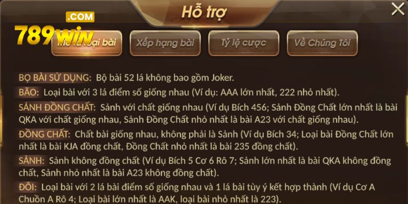 Bạn tìm hiểu luật chơi để nhanh chóng giành chiến thắng